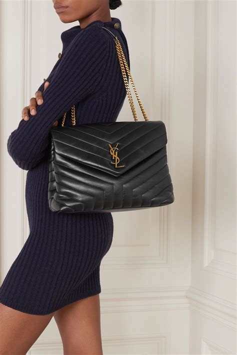 ysl loulou medium second hand|saint laurent quilted shoulder bag.